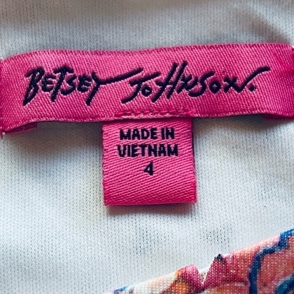 Betsey Johnson Laser Cut Fit & Flare Floral Dress - Picture 5 of 6